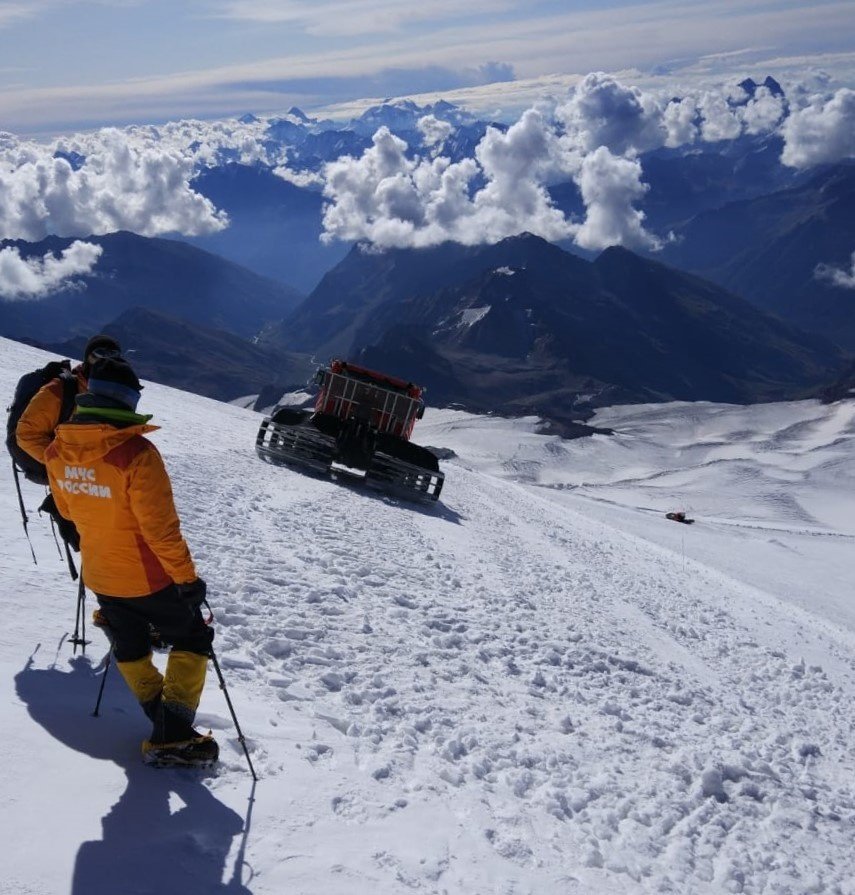 Поисково-спасательные работы на горе Эльбрус